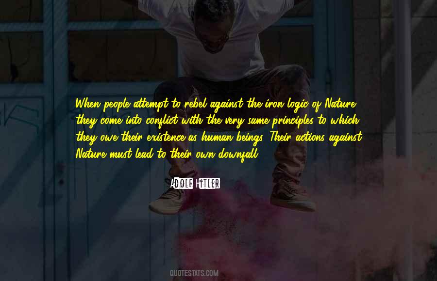 Conflict And Human Nature Quotes #630111