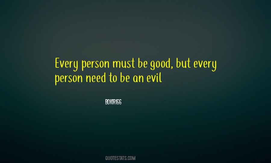 An Evil Person Quotes #1208997