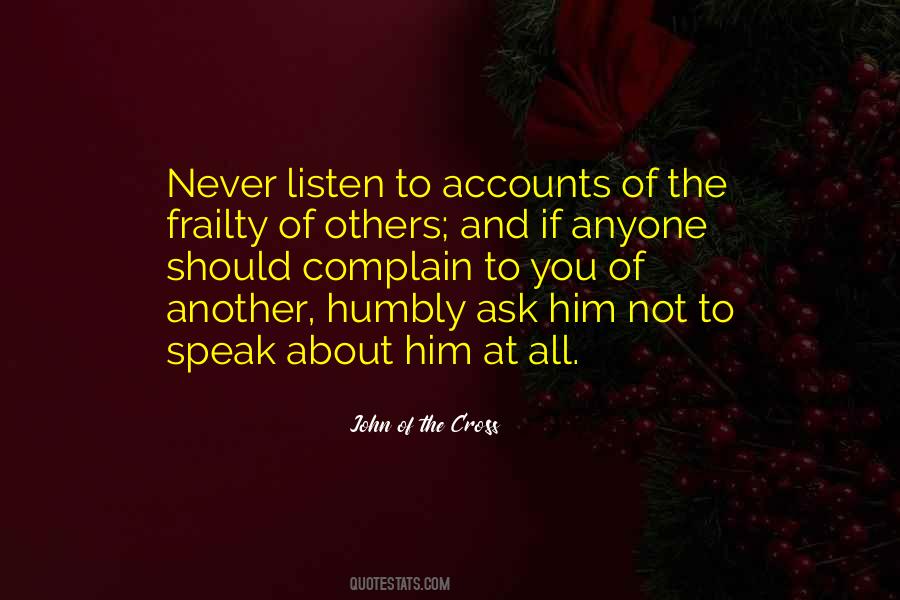 Complaining About Others Quotes #1417201