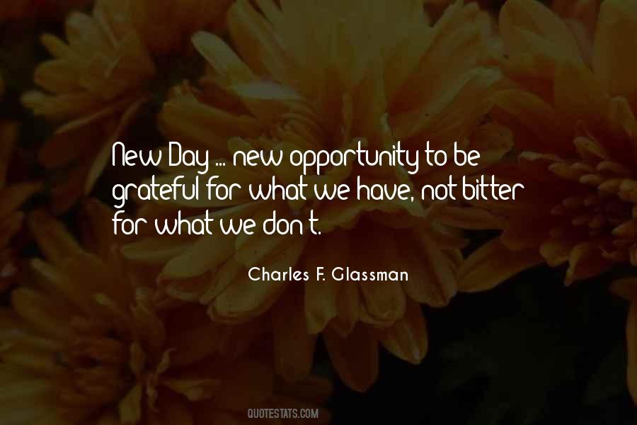 New Day New Opportunity Quotes #1739975