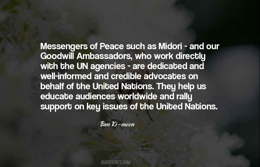 Ambassadors To The Nations Quotes #519923