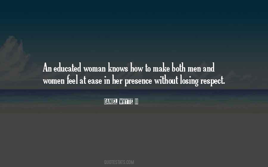 Educated Woman Quotes #1165655