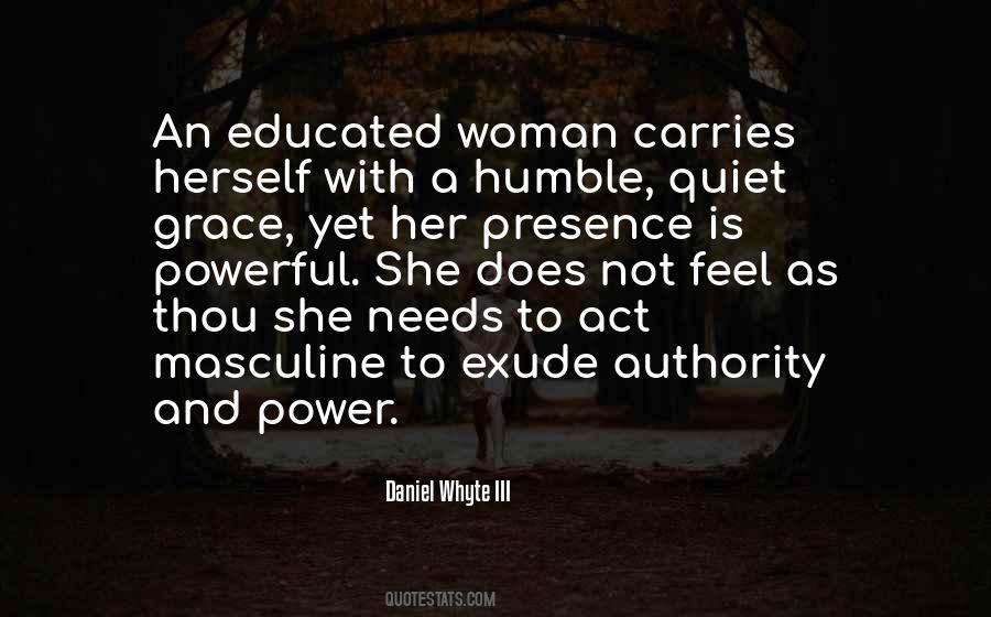 Educated Woman Quotes #197081