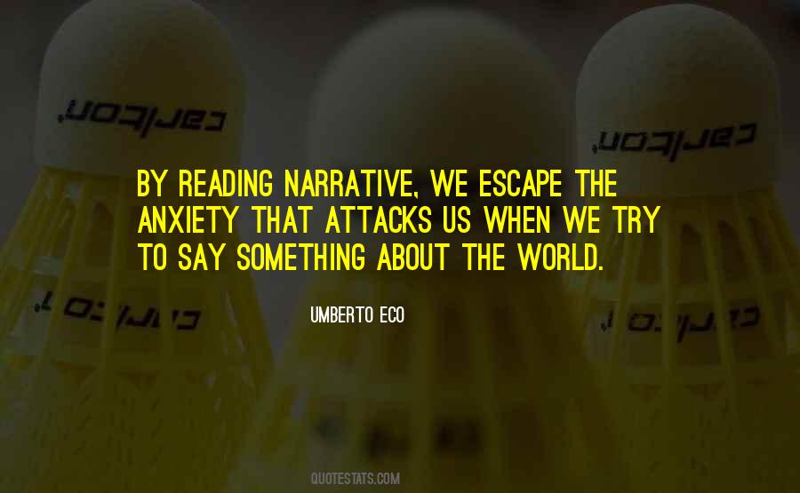 Escape Reading Quotes #552252