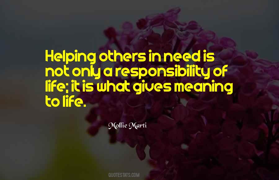 Others In Need Quotes #1383040