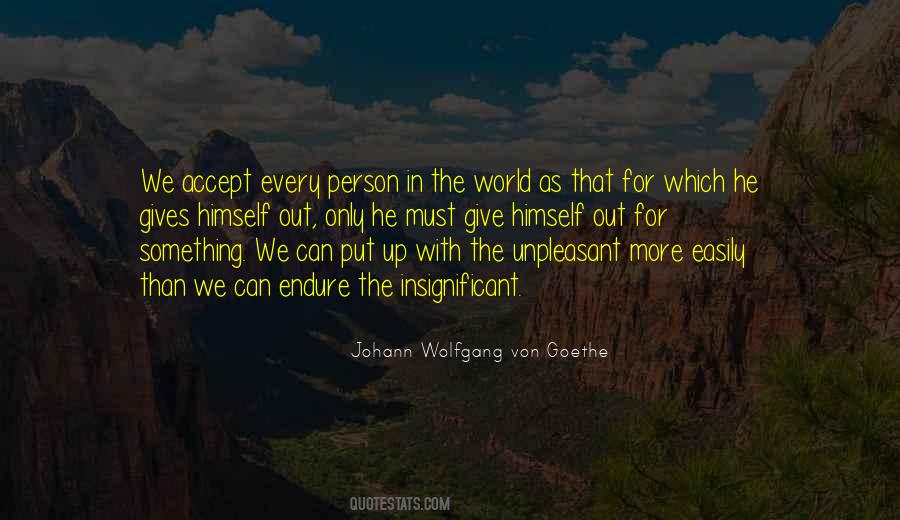 Person In The World Quotes #1003836