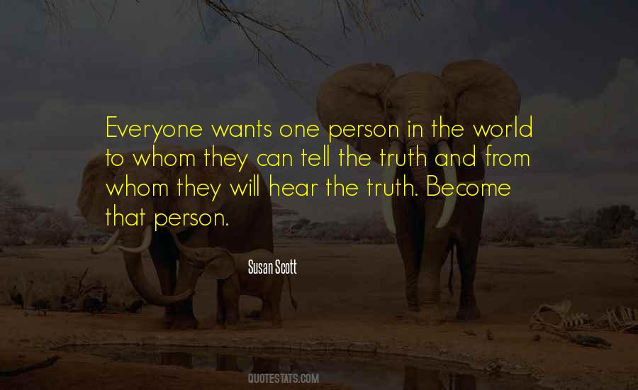 Person In The World Quotes #1703694