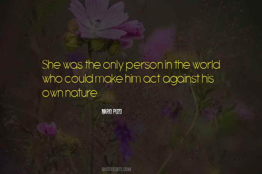 Person In The World Quotes #947868