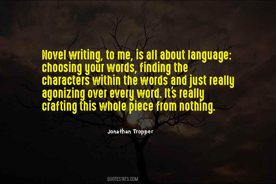 Characters Novel Quotes #1106604