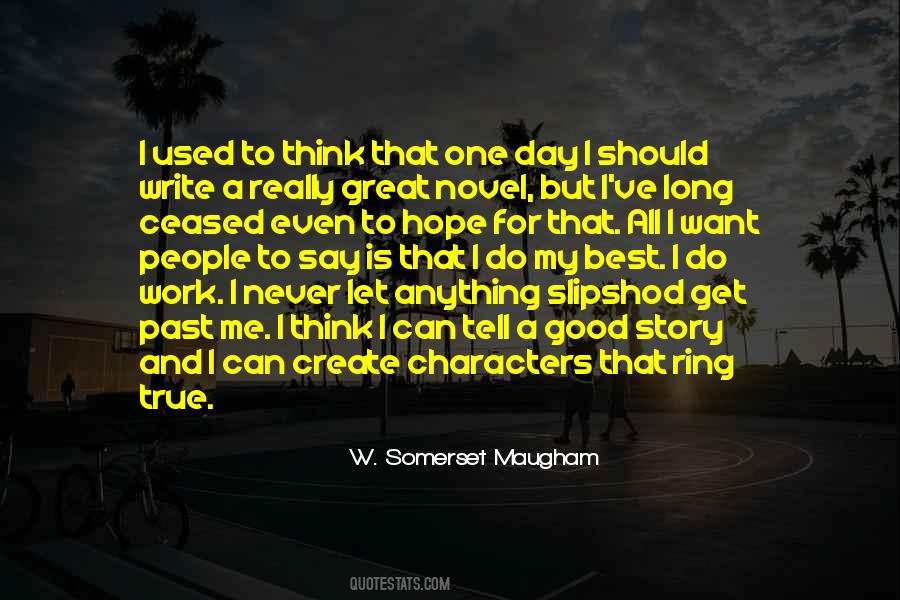 Characters Novel Quotes #1112994