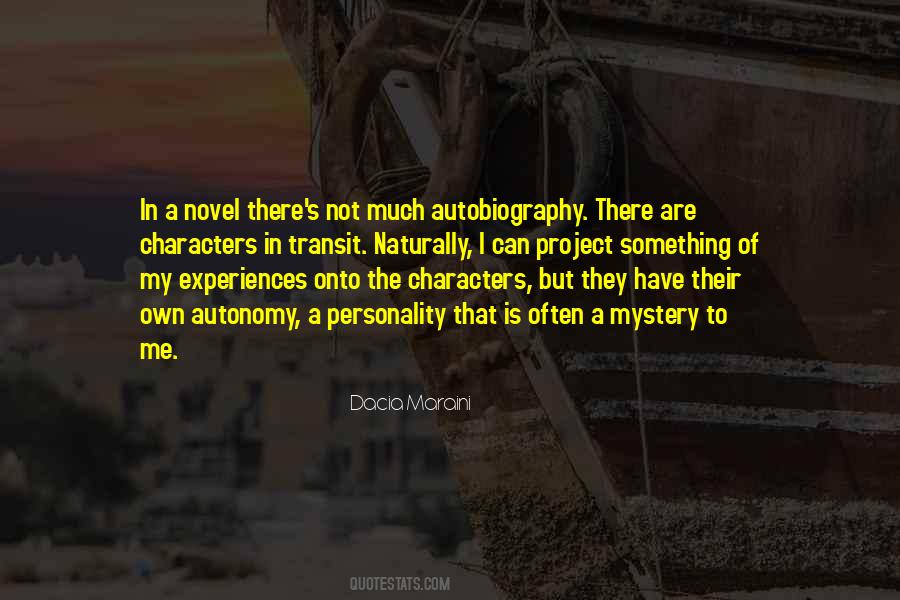 Characters Novel Quotes #159320