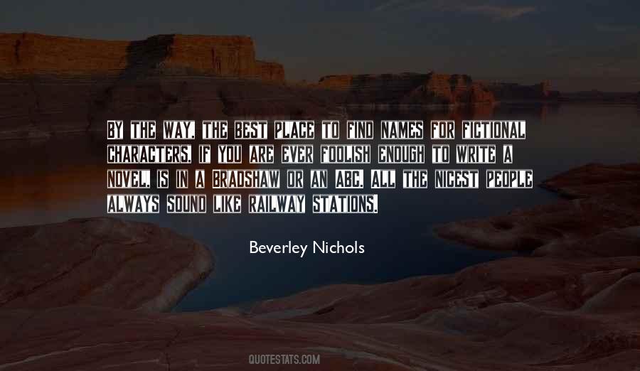 Characters Novel Quotes #257289