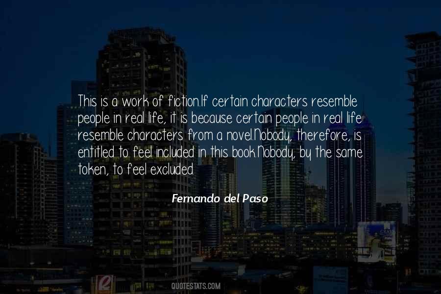 Characters Novel Quotes #437627