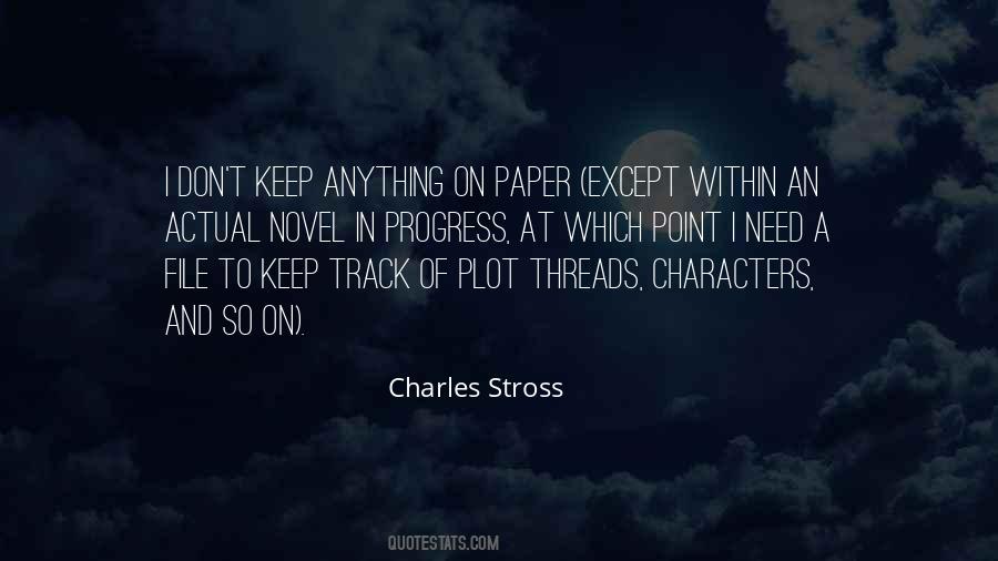 Characters Novel Quotes #741219