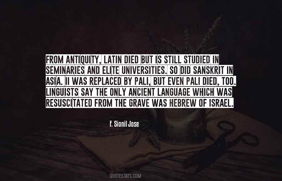 Quotes About Latin Language #1843941