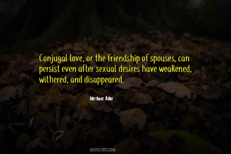 Conjugal Love Quotes #646842