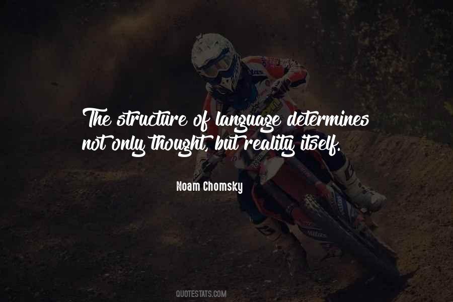 Language And Thought Chomsky Quotes #54583