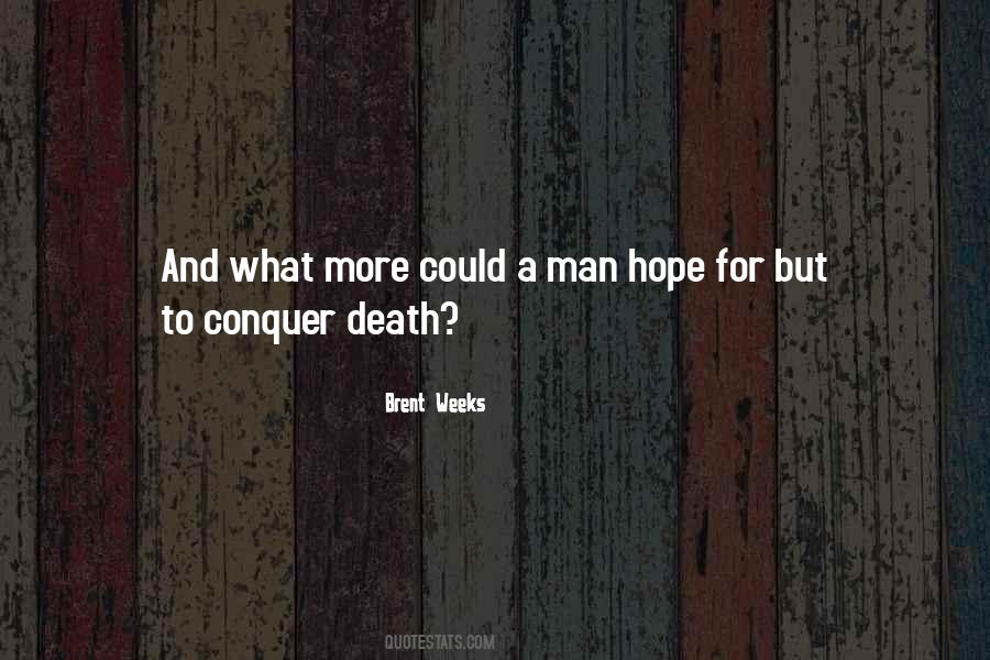 Conquer Death Quotes #1140837