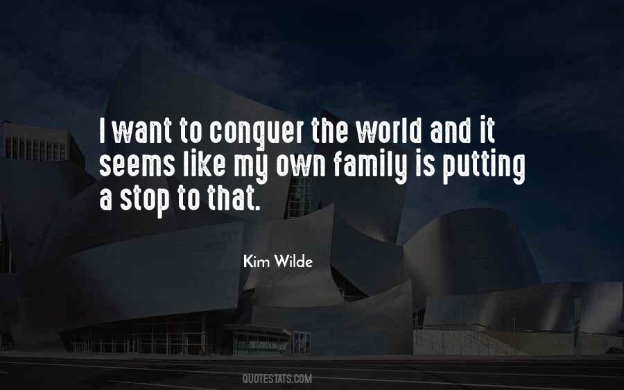 Conquer The World Quotes #1524444