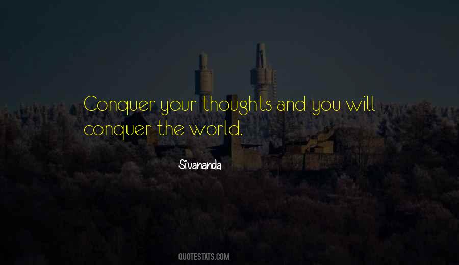 Conquer The World Quotes #391401