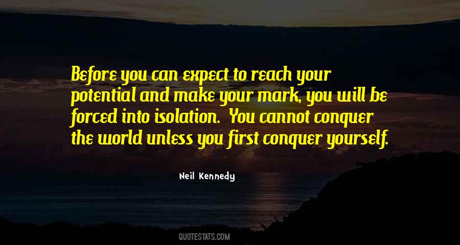 Conquer The World Quotes #65119
