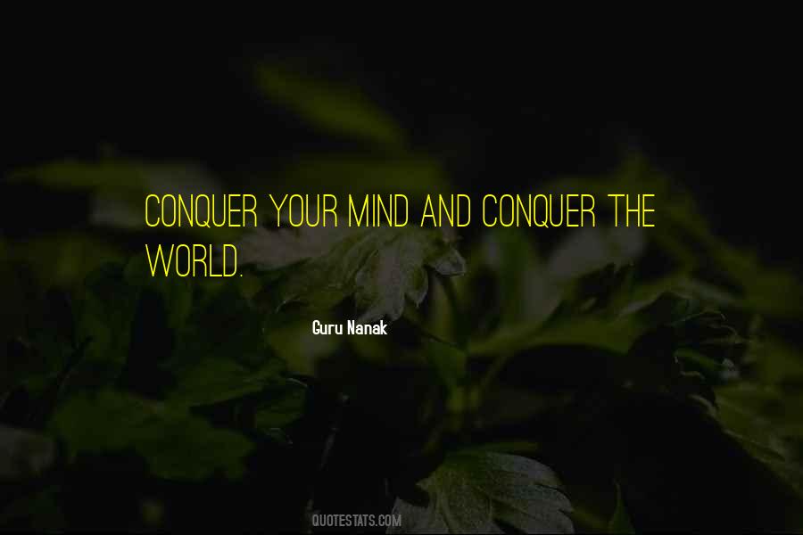 Conquer The World Quotes #91939