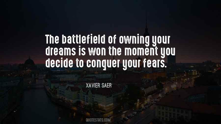 Conquer Your Fears Quotes #1405148