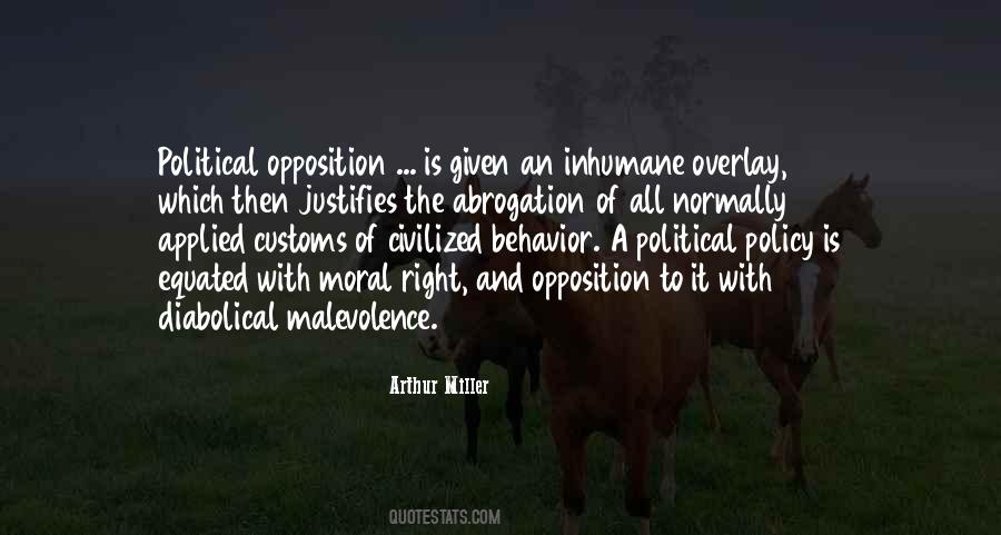 Political Opposition Quotes #908781