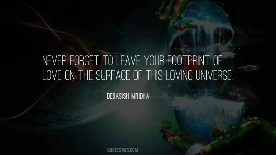 Leave A Footprint Quotes #1059747