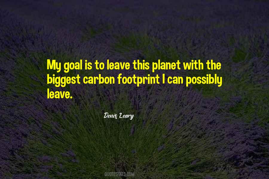 Leave A Footprint Quotes #1256598