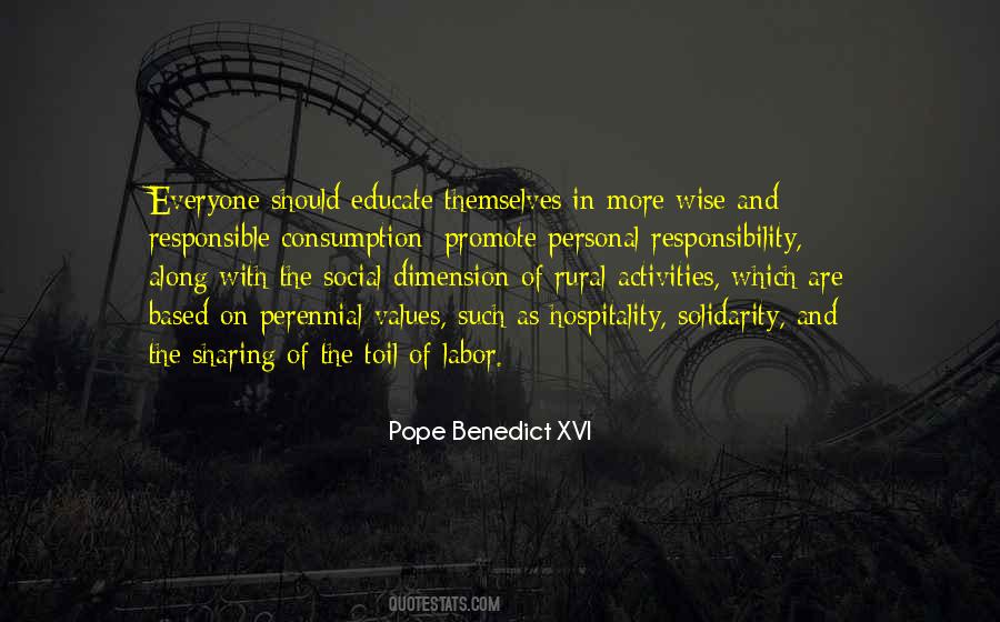 Sharing Responsibility Quotes #1077894