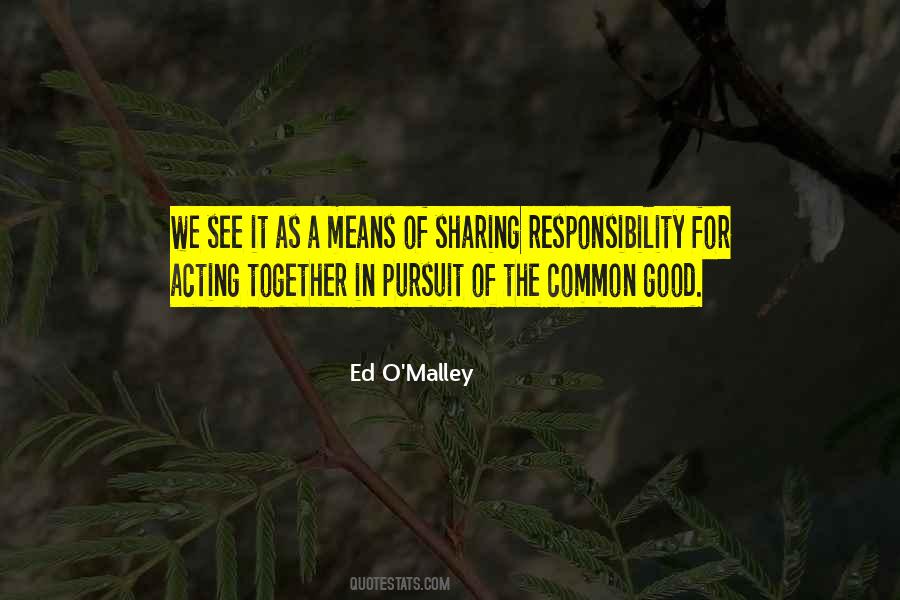 Sharing Responsibility Quotes #1874004