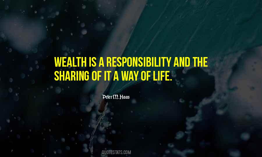 Sharing Responsibility Quotes #496620