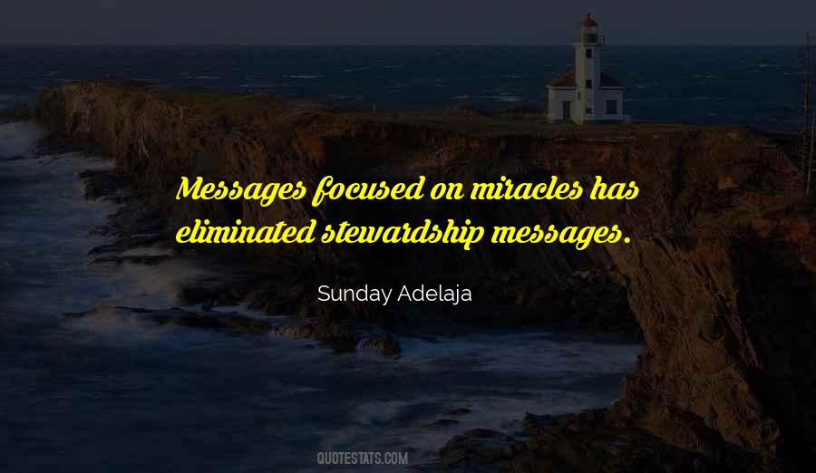 Stewardship Messages Quotes #53553