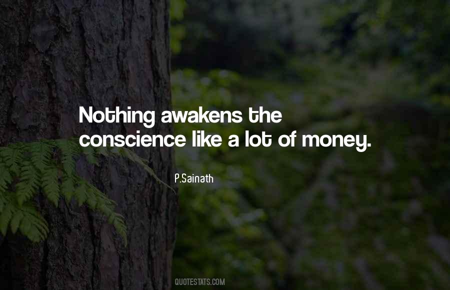 Conscience Money Quotes #380161