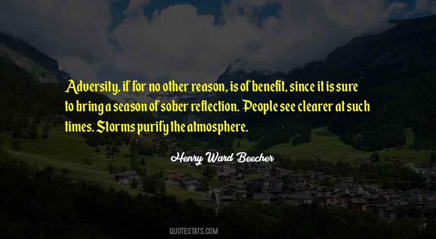 Sober Reflection Quotes #907160