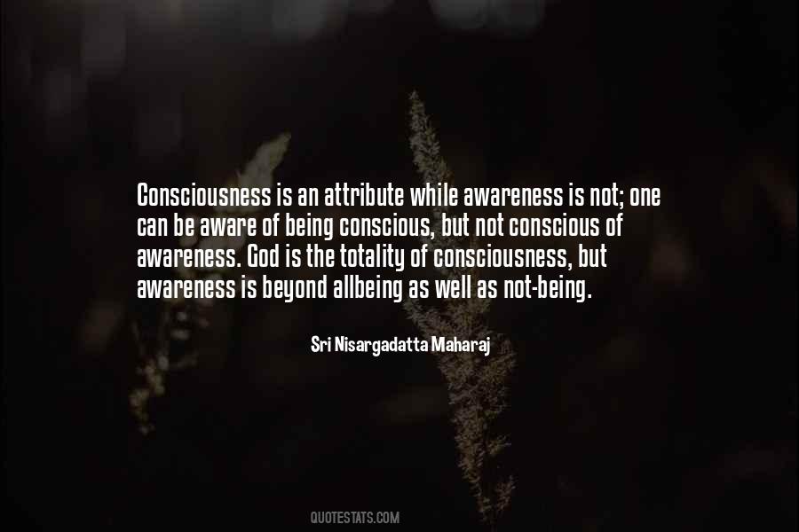 Consciousness God Quotes #262312