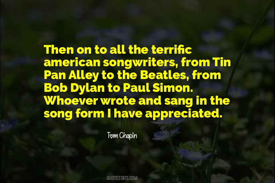 Tin Pan Quotes #760160