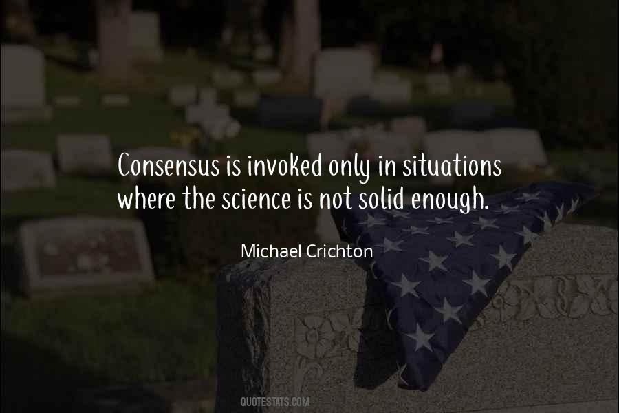 Consensus Science Quotes #614458