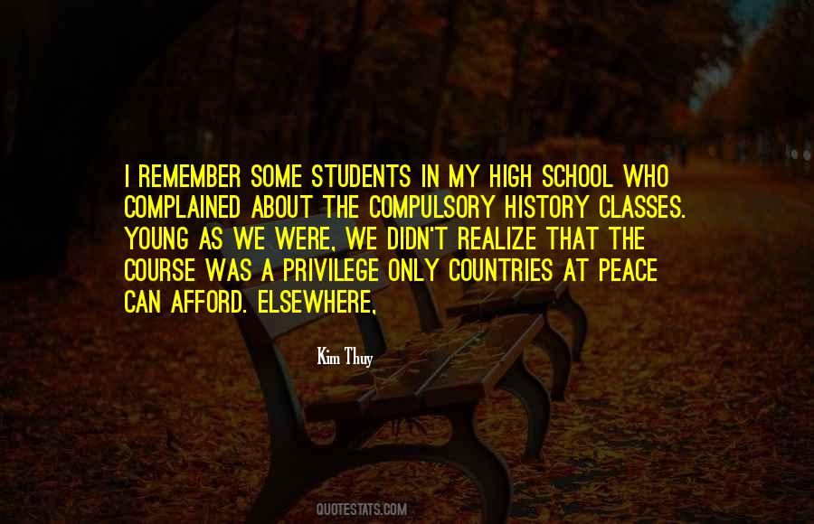 Young Students Quotes #1756931