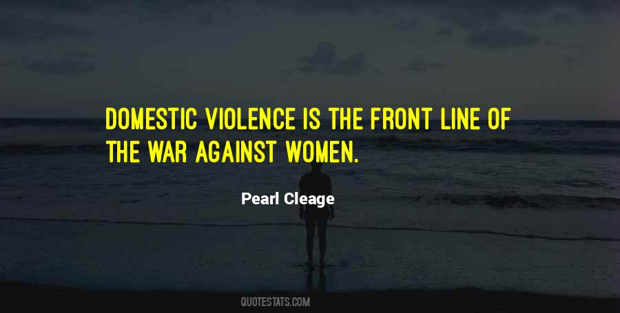 Domestic Violence Against Women Quotes #1024758