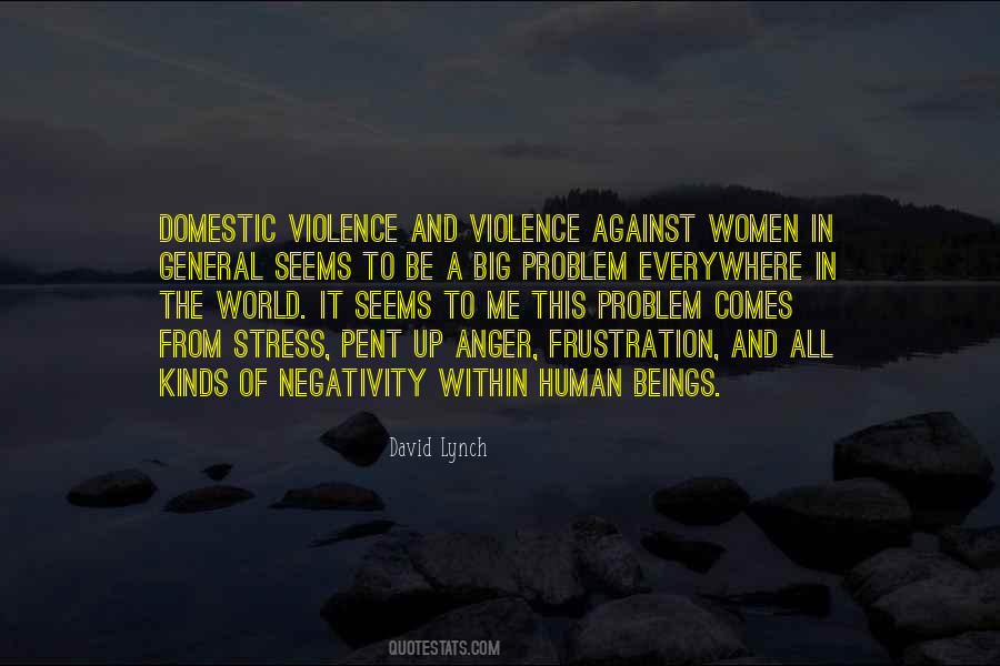 Domestic Violence Against Women Quotes #32476