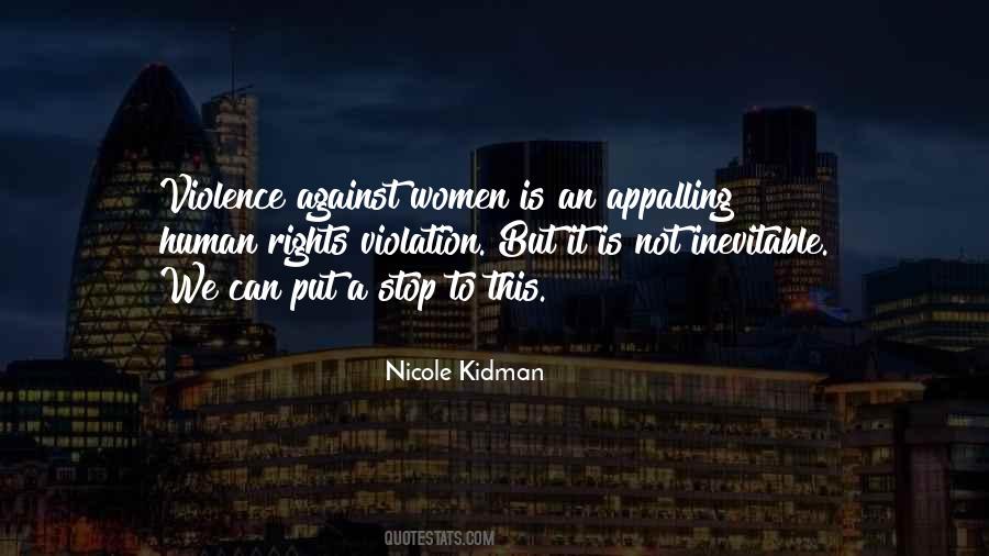 Domestic Violence Against Women Quotes #529095