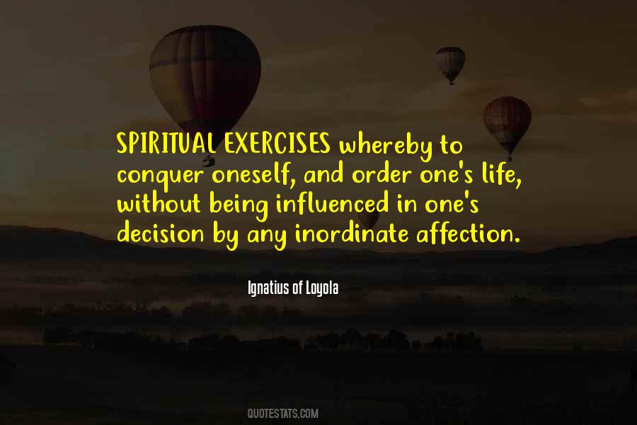 Spiritual Exercise Quotes #1379866