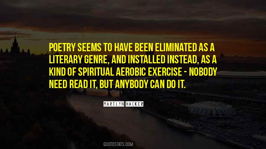 Spiritual Exercise Quotes #1386078