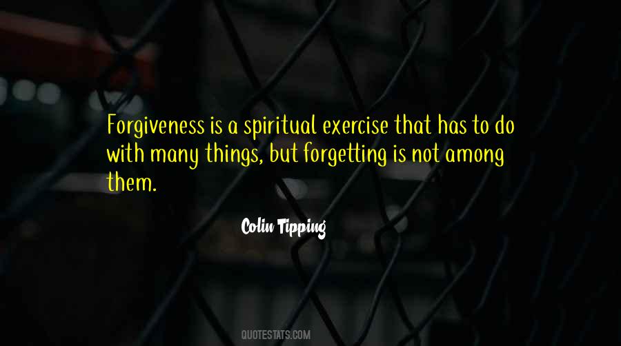 Spiritual Exercise Quotes #43460