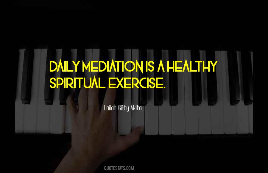 Spiritual Exercise Quotes #658376