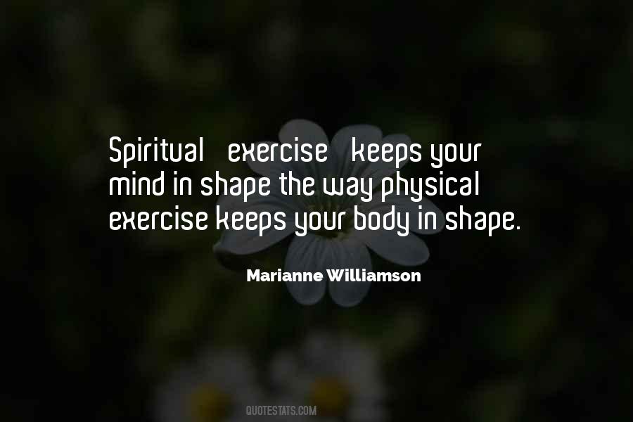 Spiritual Exercise Quotes #917795