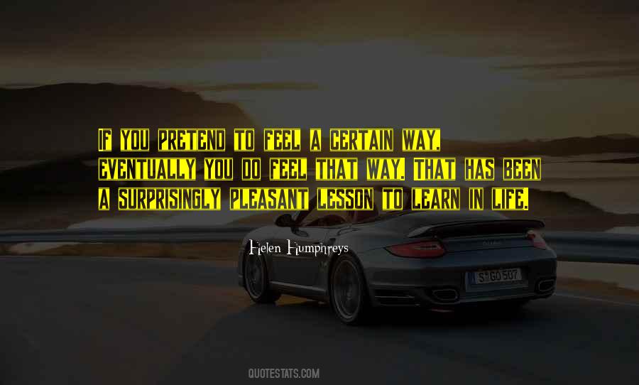 Lesson To Learn Quotes #1351936