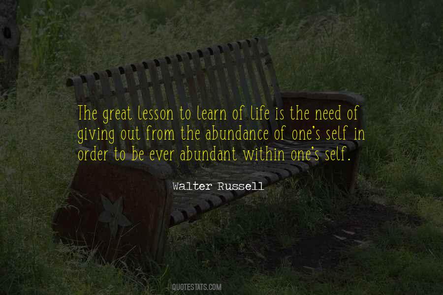 Lesson To Learn Quotes #667002